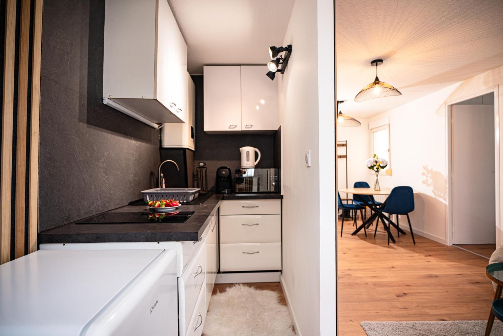 Moderne T2 Centre Sauna Wifi Home Office Netflix Strasbourg Eksteriør bilde